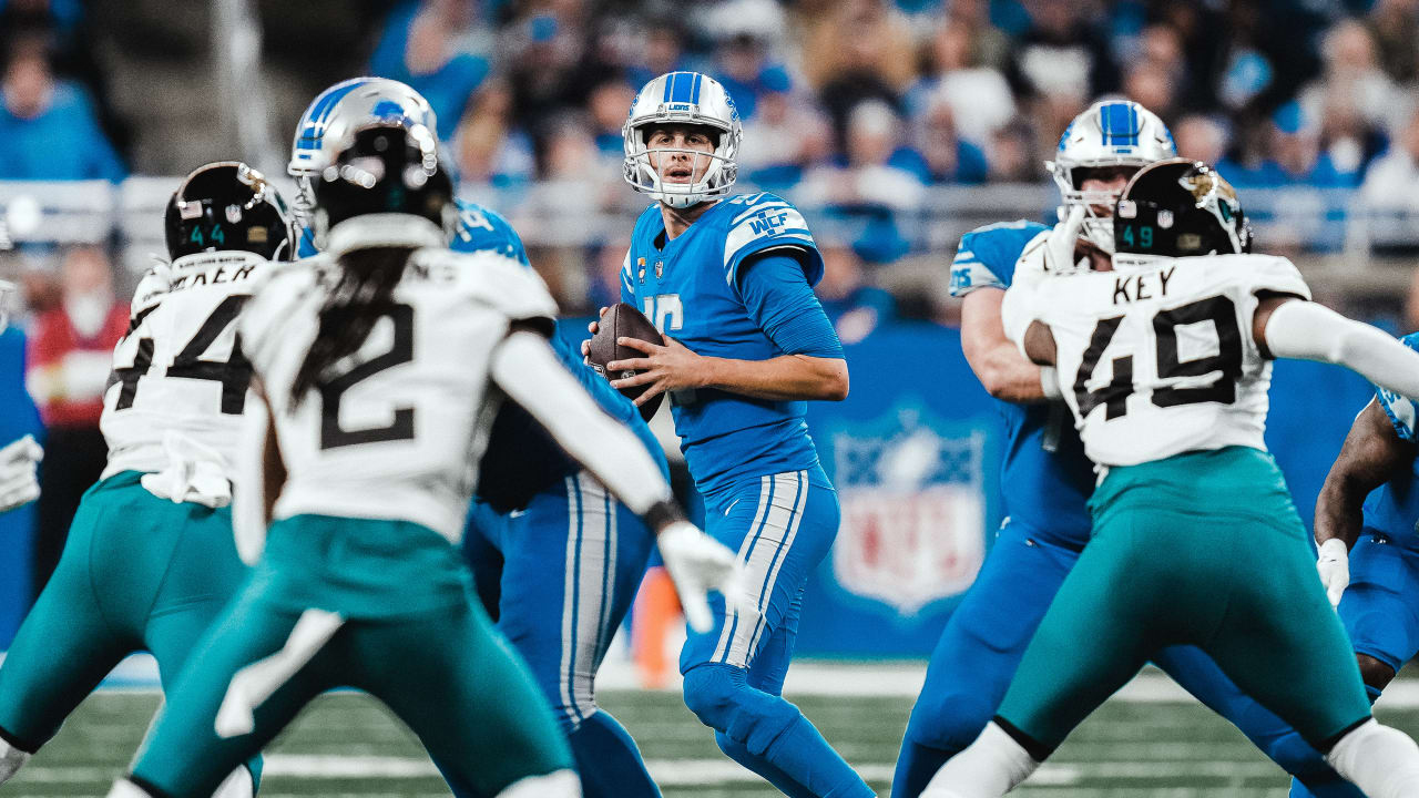 Take our shots when they're there' - Jared Goff talks about the Lions game  plan in their 40-14 win over the Jaguars