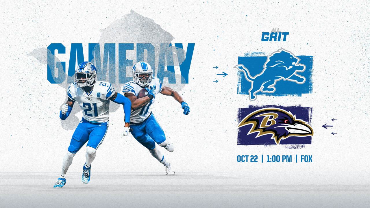 How to Watch Lions at Ravens on Sunday, October 22, 2023