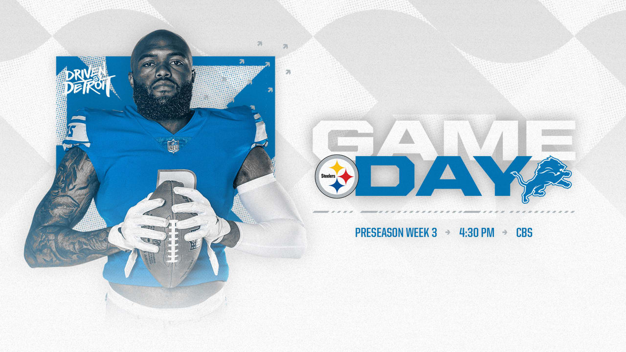 How to Watch Lions at Steelers on Sunday, August 28, 2022