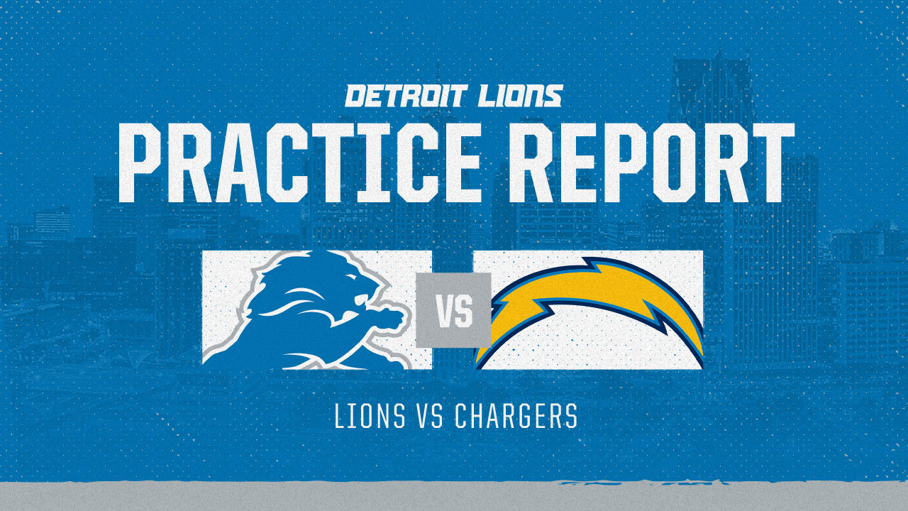 Lions vs. Chargers practice report: Sept. 11