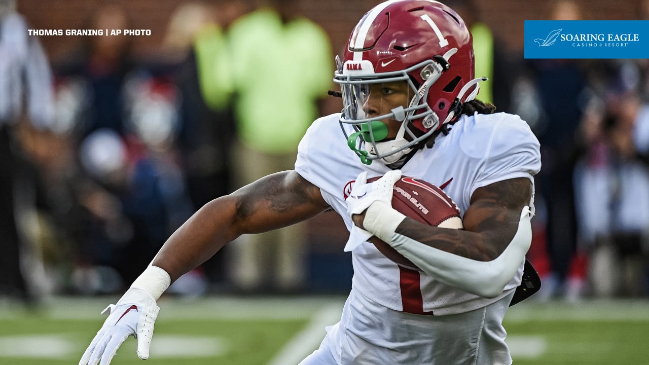 NFL Draft: Lions select Alabama running back Jahmyr Gibbs at pick 12