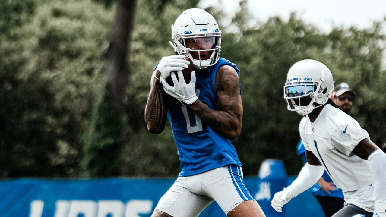 OTA -- Practice 2  Detroit lions, Detroit sports, Calvin johnson