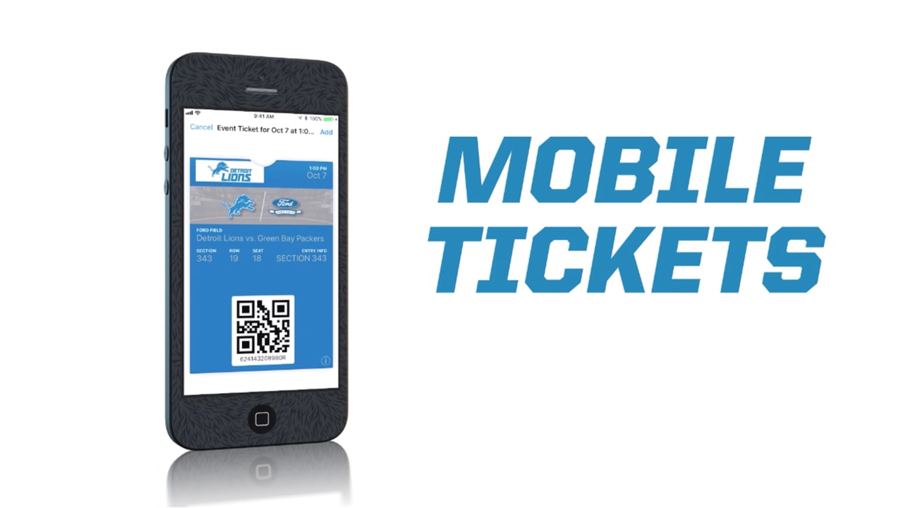 Mobile Ticketing, Coming to today's game - here's what you need to know  about mobile ticketing. #CARvsDET, By Detroit Lions