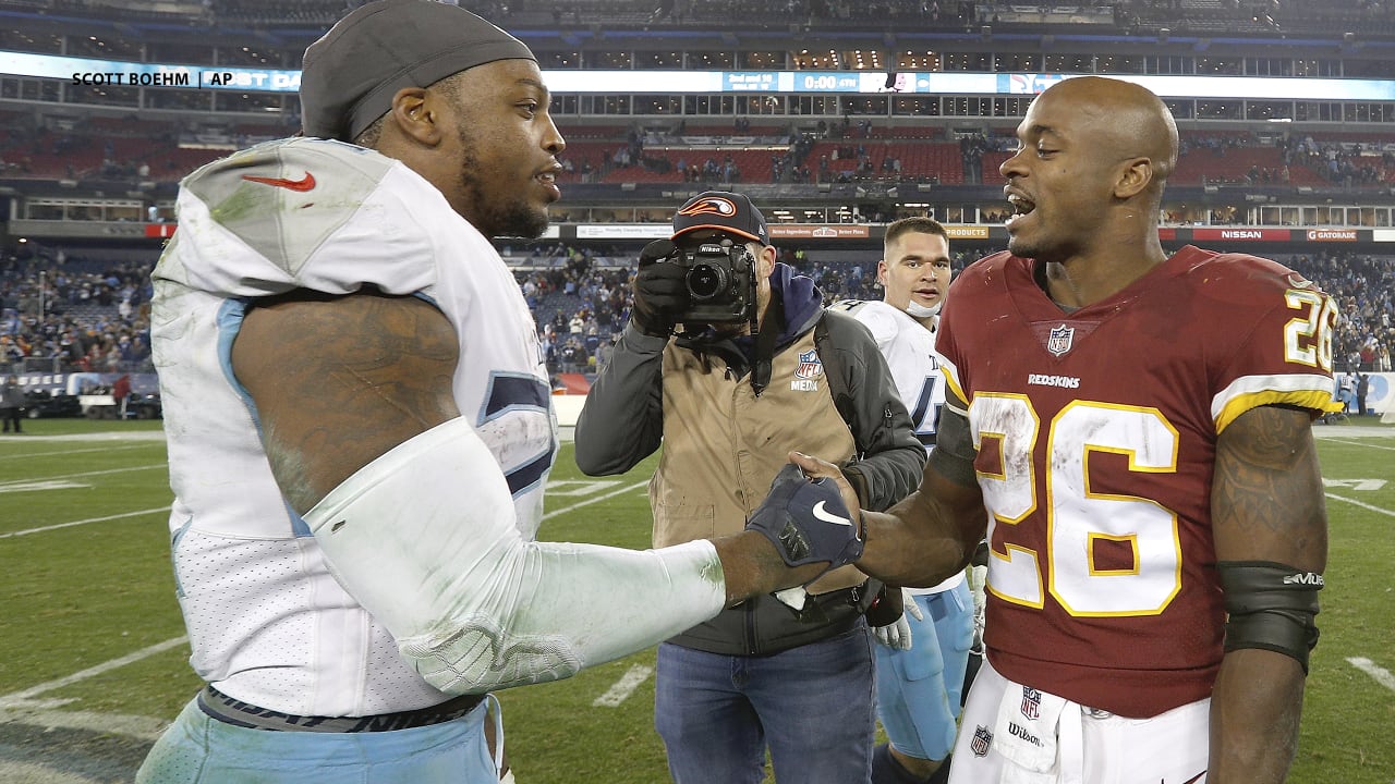 Lions RB Adrian Peterson has high praise for Titans' Derrick Henry