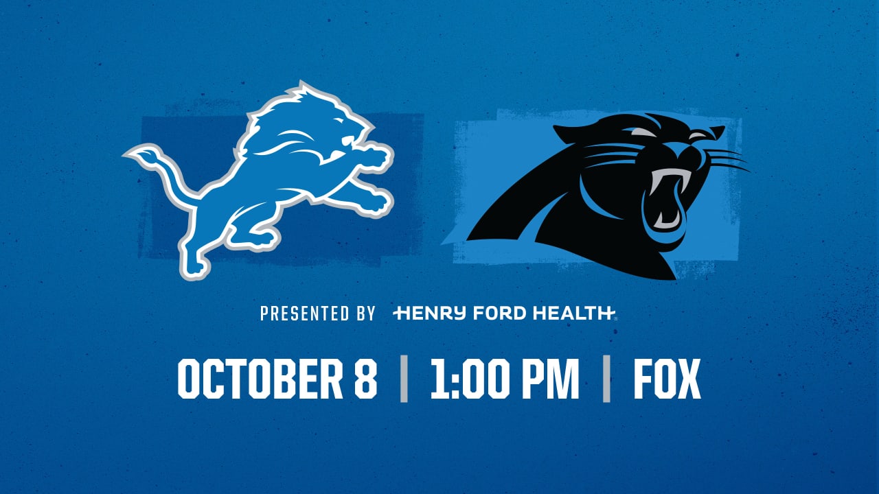 Detroit Lions vs. Carolina Panthers Tickets Oct 08, 2023 Detroit