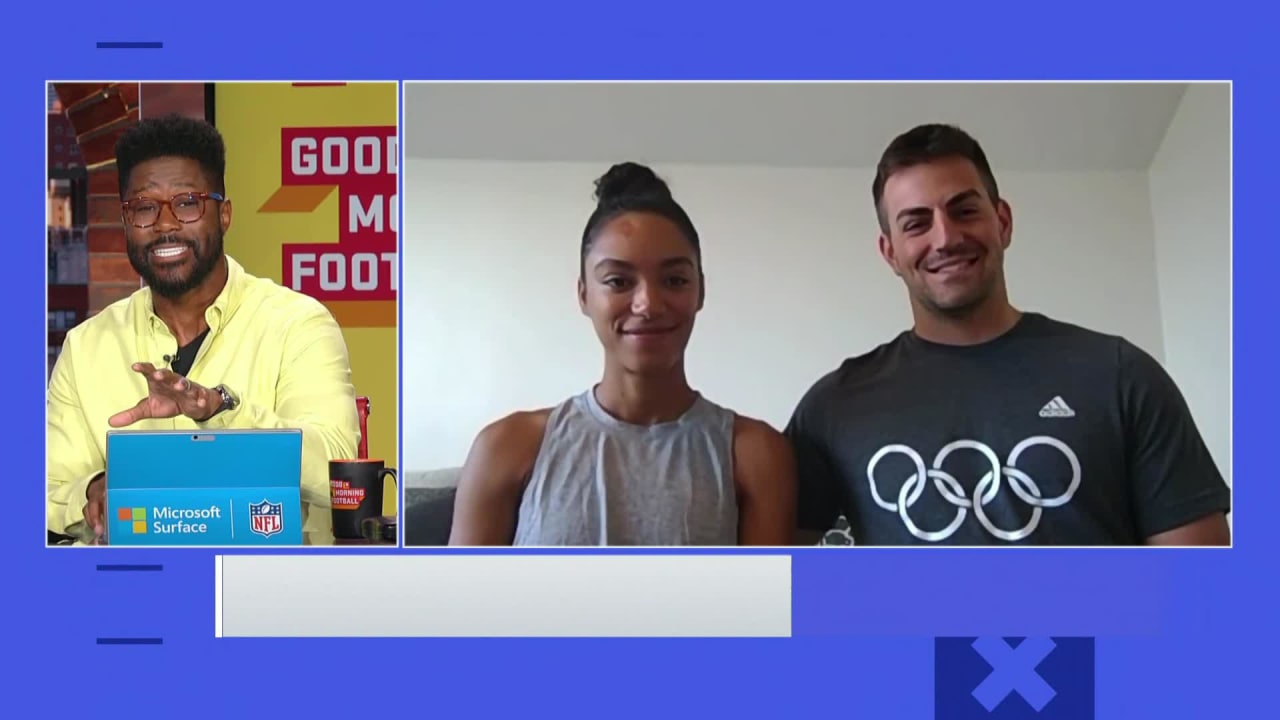 Melissa Gonzalez David Blough Discuss Upcoming Olympic Games 2021 Nfl Season 7452