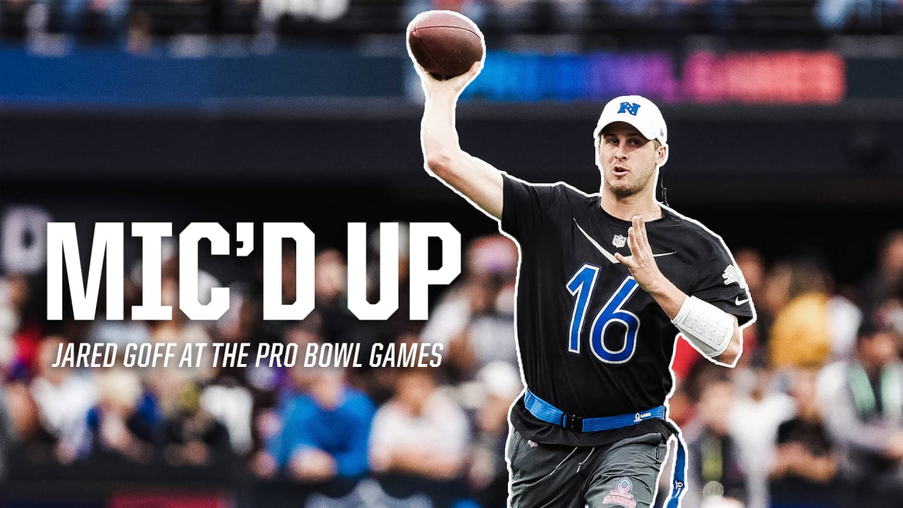Mic'd Up Jared Goff at 2023 Pro Bowl Games