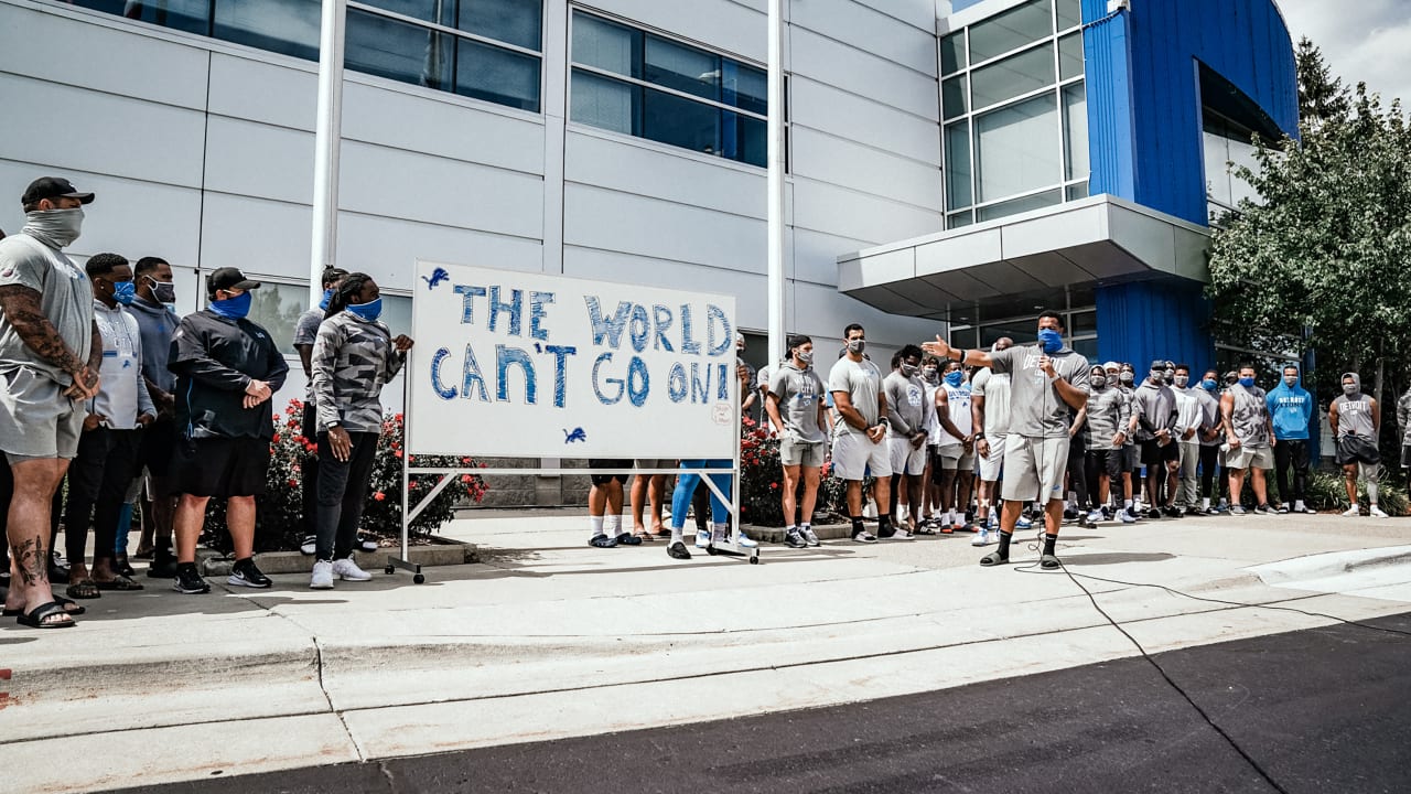 Detroit Lions cancel practice, speak out against Jacob Blake shooting