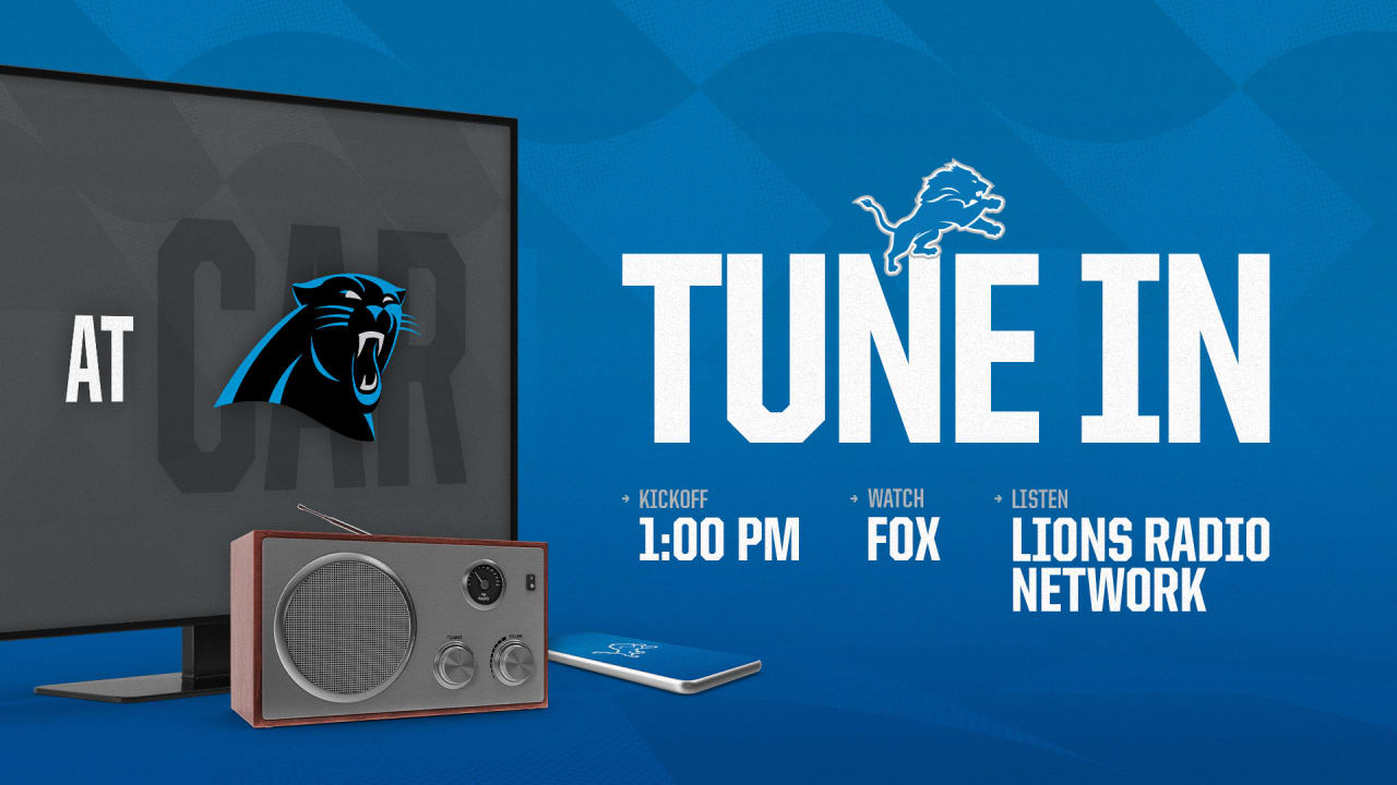 Panthers vs. Lions TV schedule: Start time, TV channel, live stream, odds  for Week 16 - Cat Scratch Reader