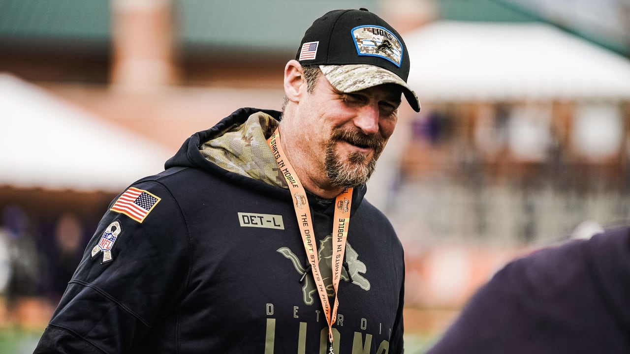 Dan Campbell will interview candidates for Lions OC at Senior Bowl