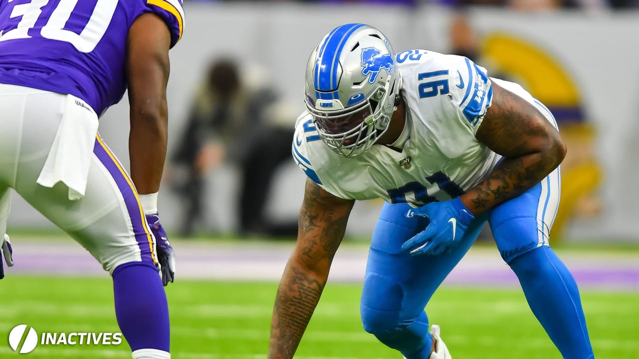 INACTIVES: Lions Vs. Packers