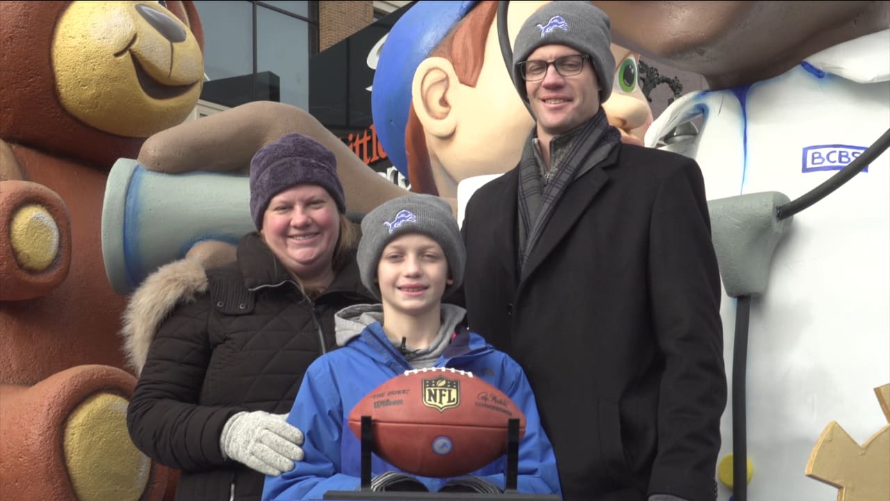 14-year-old from Eaton Rapids wins 8th annual Detroit Lions Turkey Day VIP  Sweepstakes