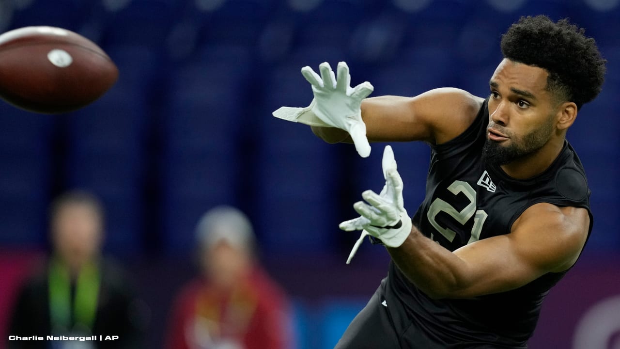 2022 NFL Combine drills Wide receivers and tight ends