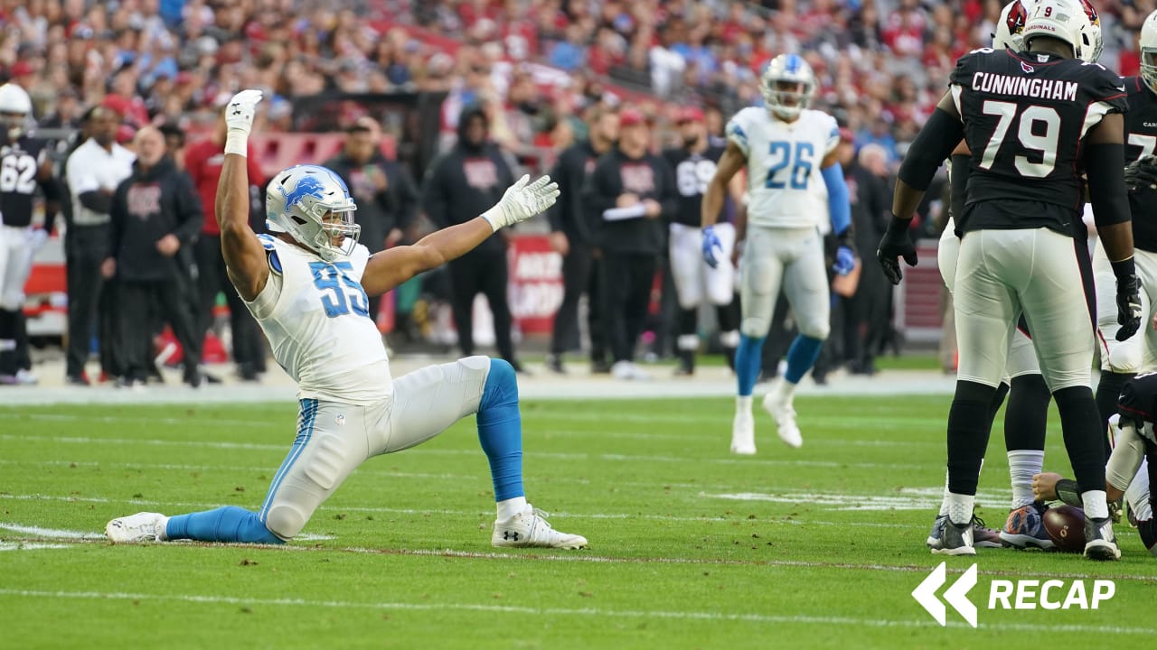 Slay returns interception for TD, Lions beat Arizona 17-3