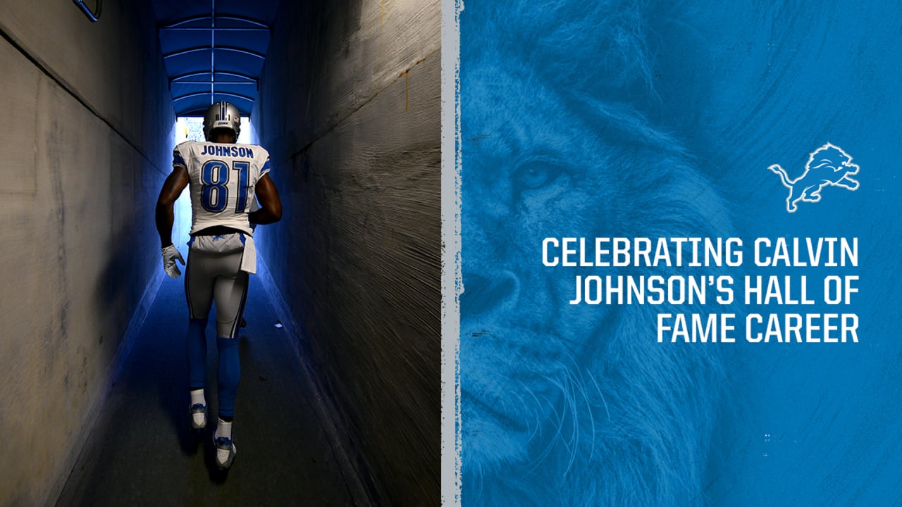 Celebrating Detroit Lions great Calvin Johnson on Hall Of Fame weekend