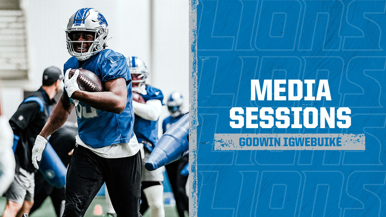 Lions move defensive back Godwin Igwebuike to other side of the ball