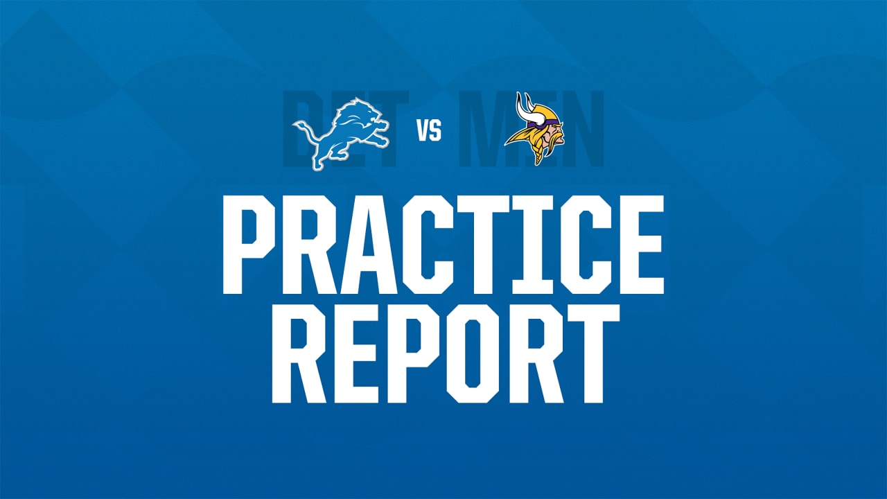 T.J. Hockenson added to Lions injury report with hip issue; Aidan  Hutchinson out with thigh 