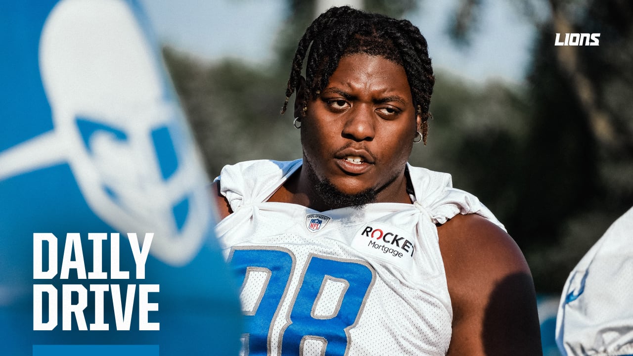 THE DAILY DRIVE: Detroit Lions rookie Brodric Martin understands what he  needs to do to see action in season opener