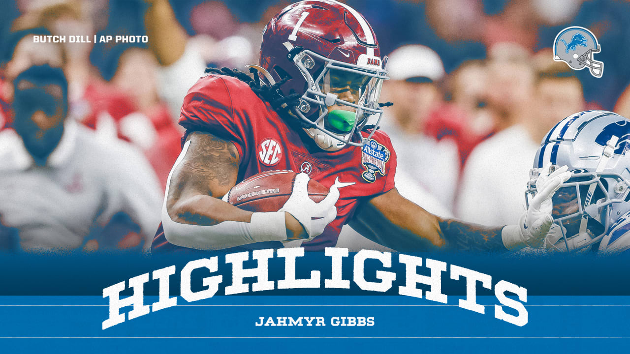 2023 NFL Draft results: Detroit Lions select RB Jahmyr Gibbs 12th overall -  Pride Of Detroit