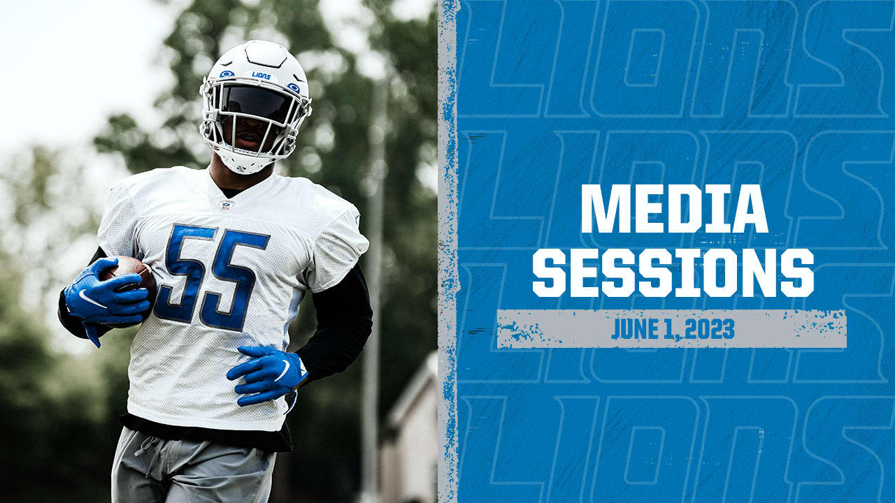 Detroit Lions Media Availability: June 2, 2022