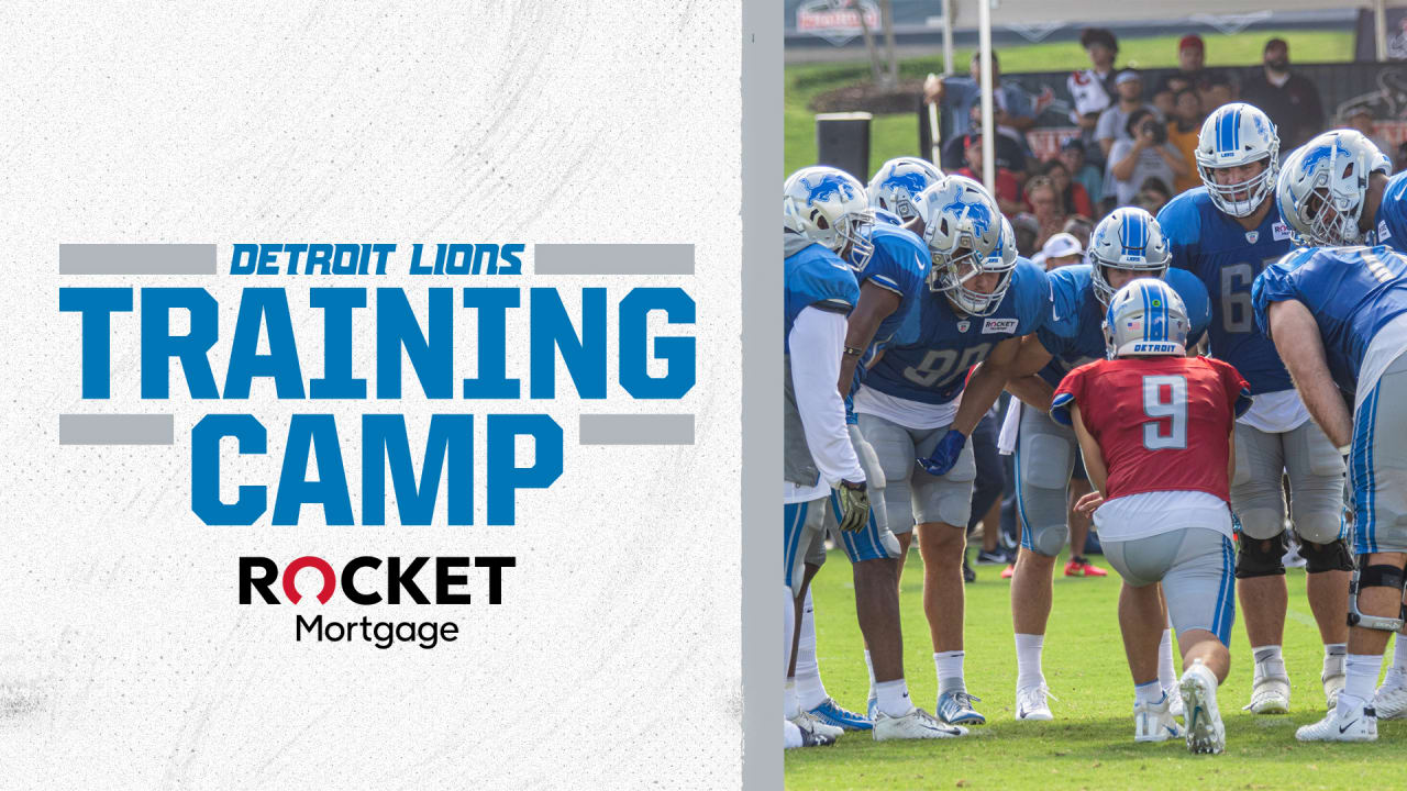 Lions 2019 Training Camp presented by Rocket Mortgage includes