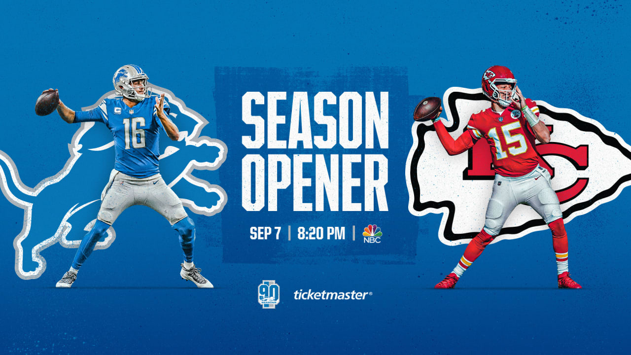 Detroit Lions to open NFL season in Kansas City vs. Chiefs