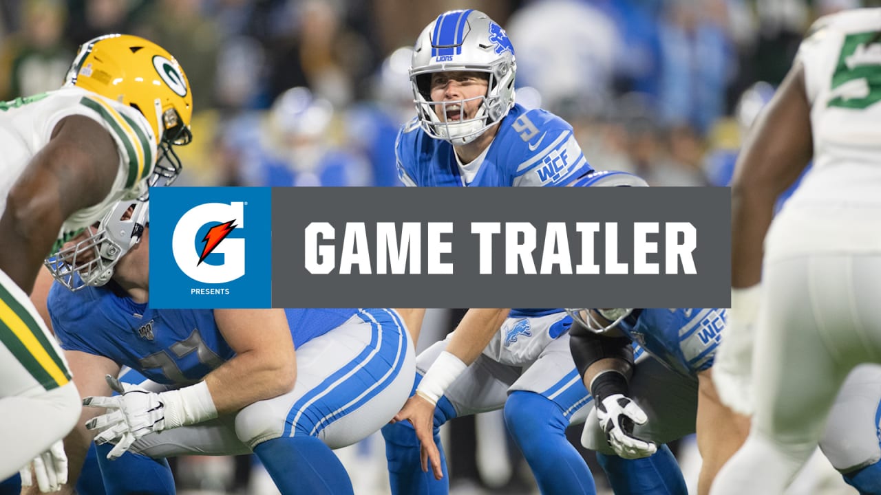 Lions Vs Packers: Week 2 Game Trailer