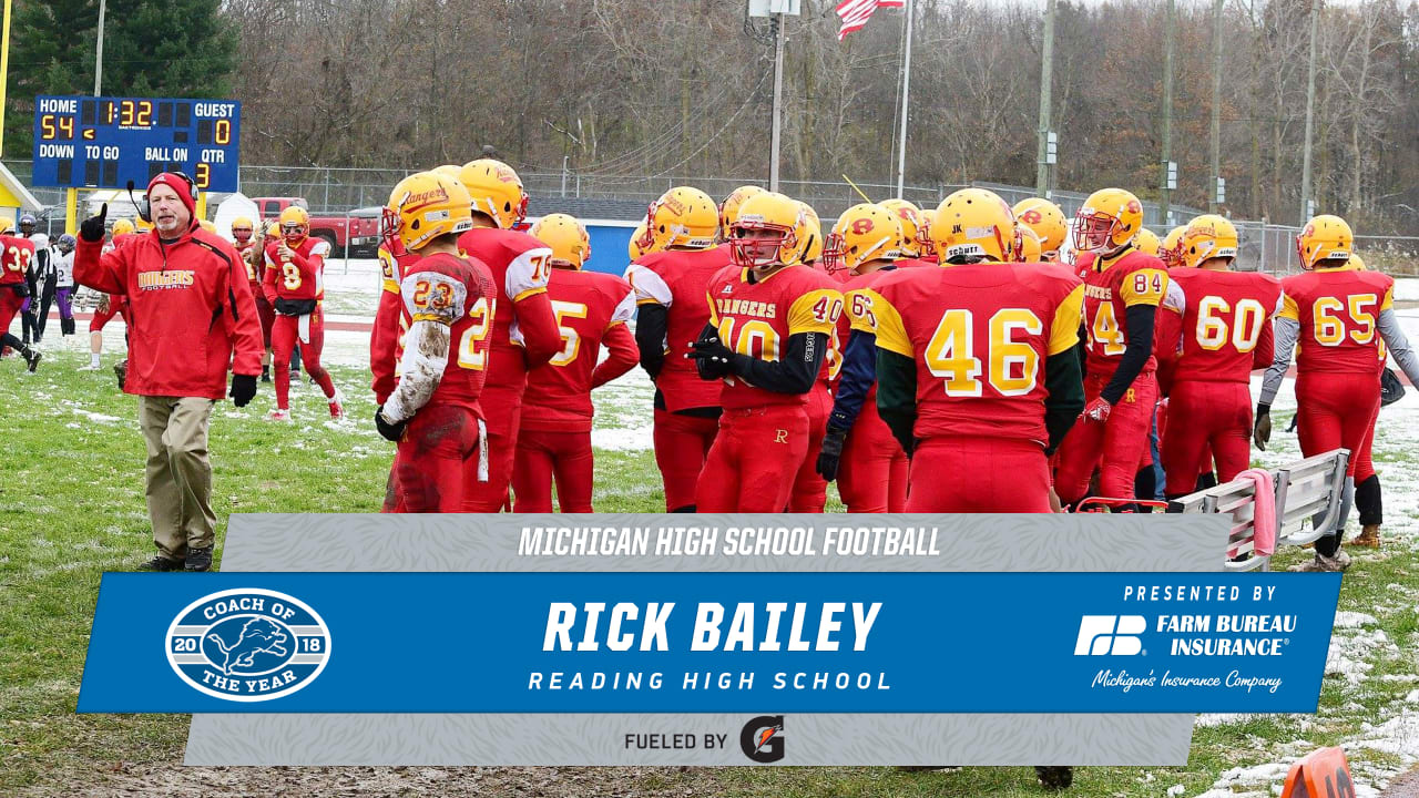 Rick Bailey named Michigan High School Football Coach of the Year