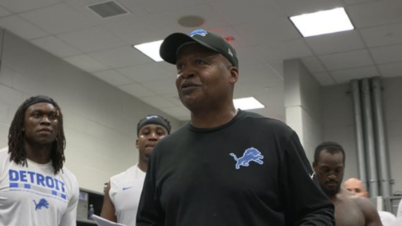 Lions At Giants: Locker Room Celebration