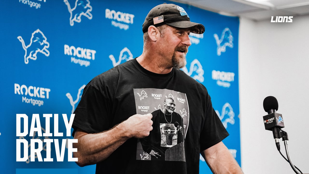 Detroit Lions' Dan Campbell, Brad Holmes pulling hilarious shirt gag