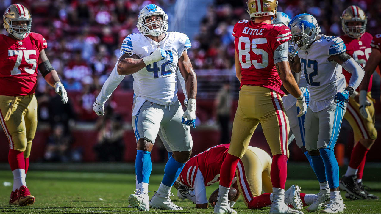Lions at 49ers Shots of the Game