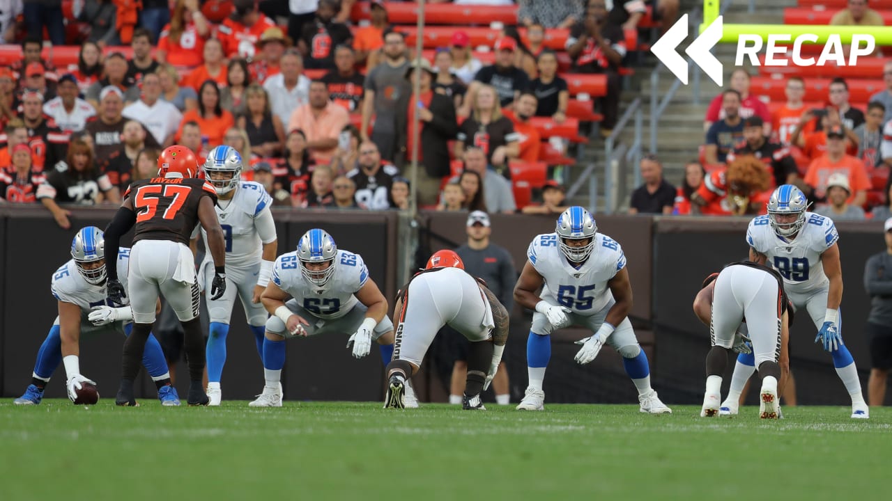 Lions-Browns recap, final score: Detroit ends preseason with