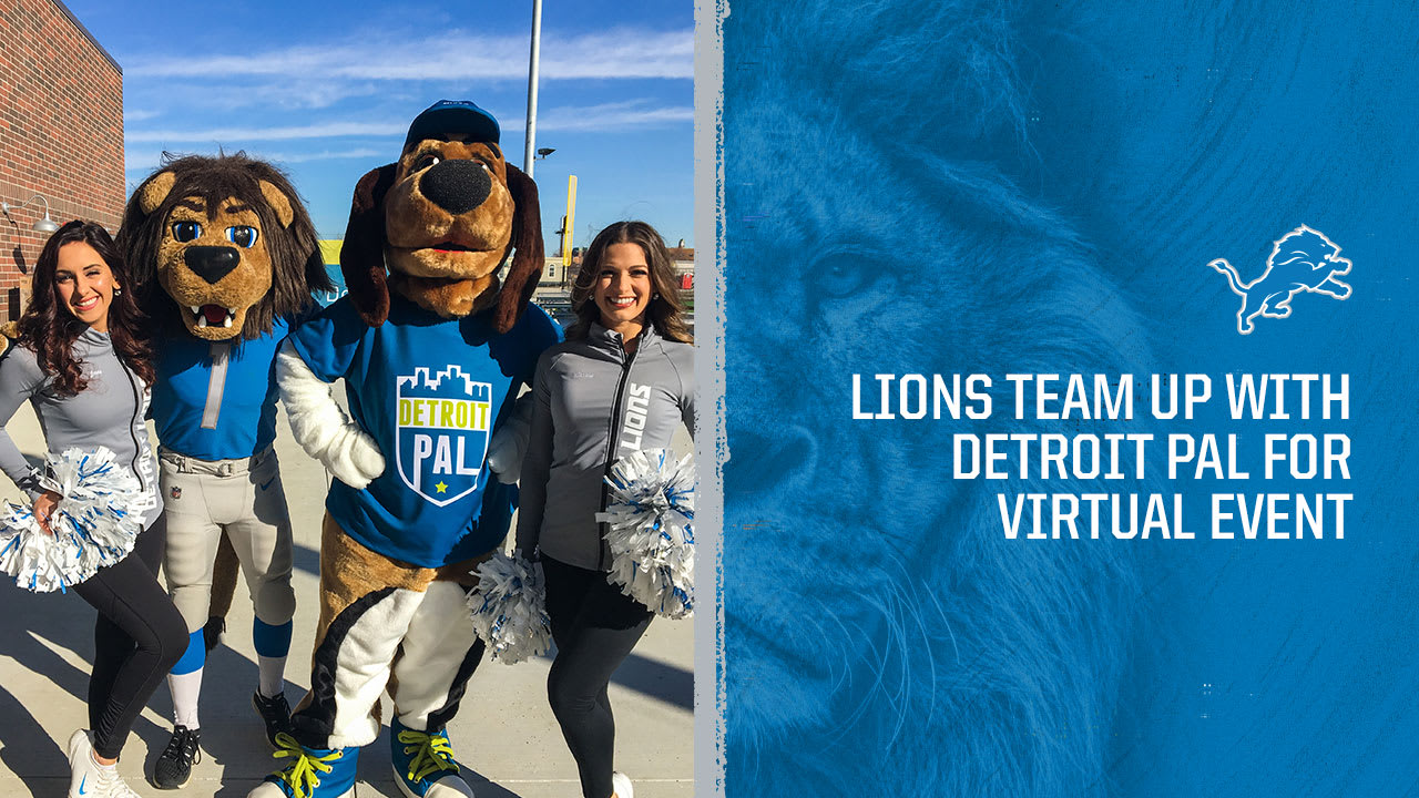 Lions team up with Detroit PAL for virtual event