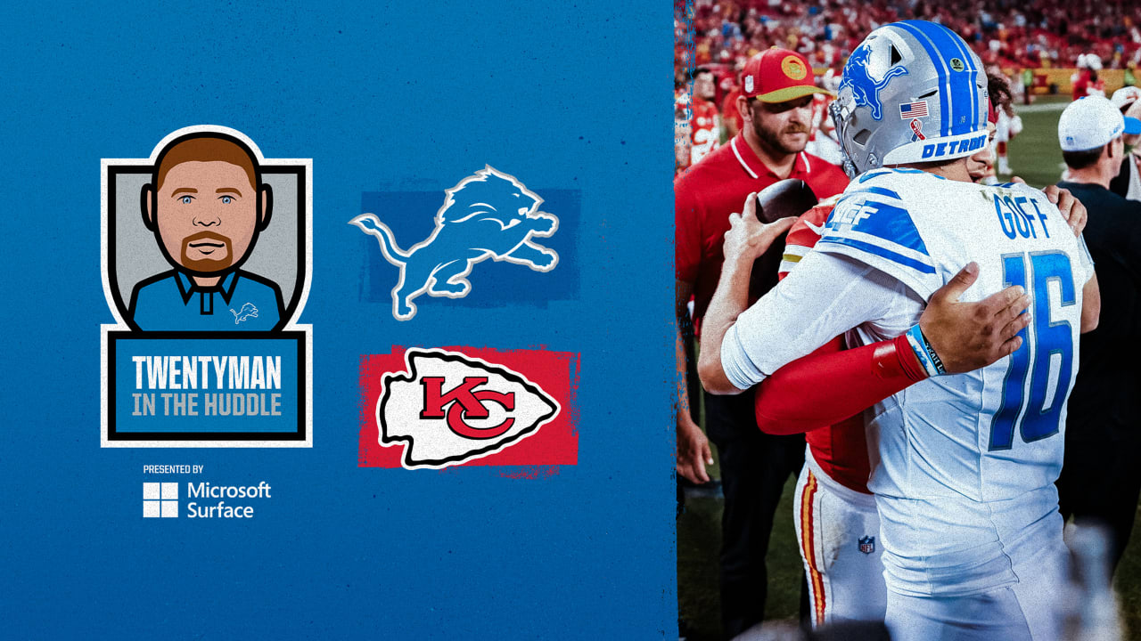 Lions beat Chiefs 2120 in 2023 NFL Kickoff Game Twentyman in the Huddle