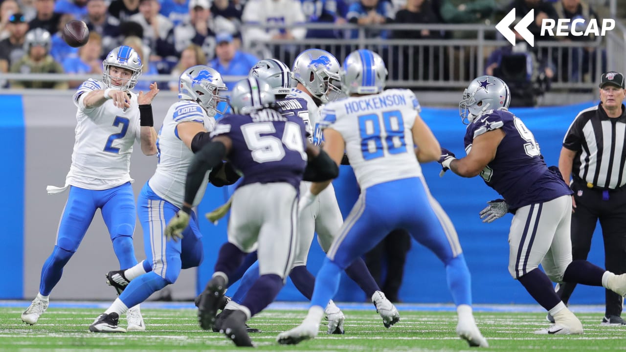 RECAP: Lions vs. Cowboys