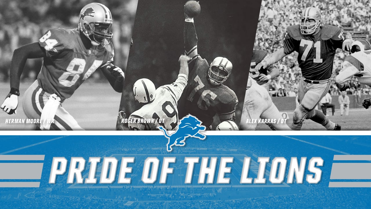 Lions ring of honor to add Alex Karras, Herman Moore, Roger Brown