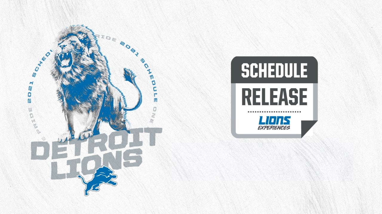 2021 Lions schedule release