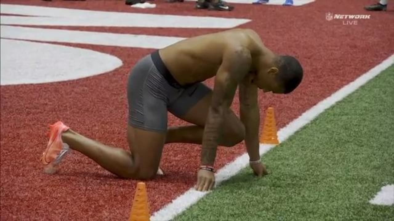 Surtain shows off speed on Alabama's competitive pro day