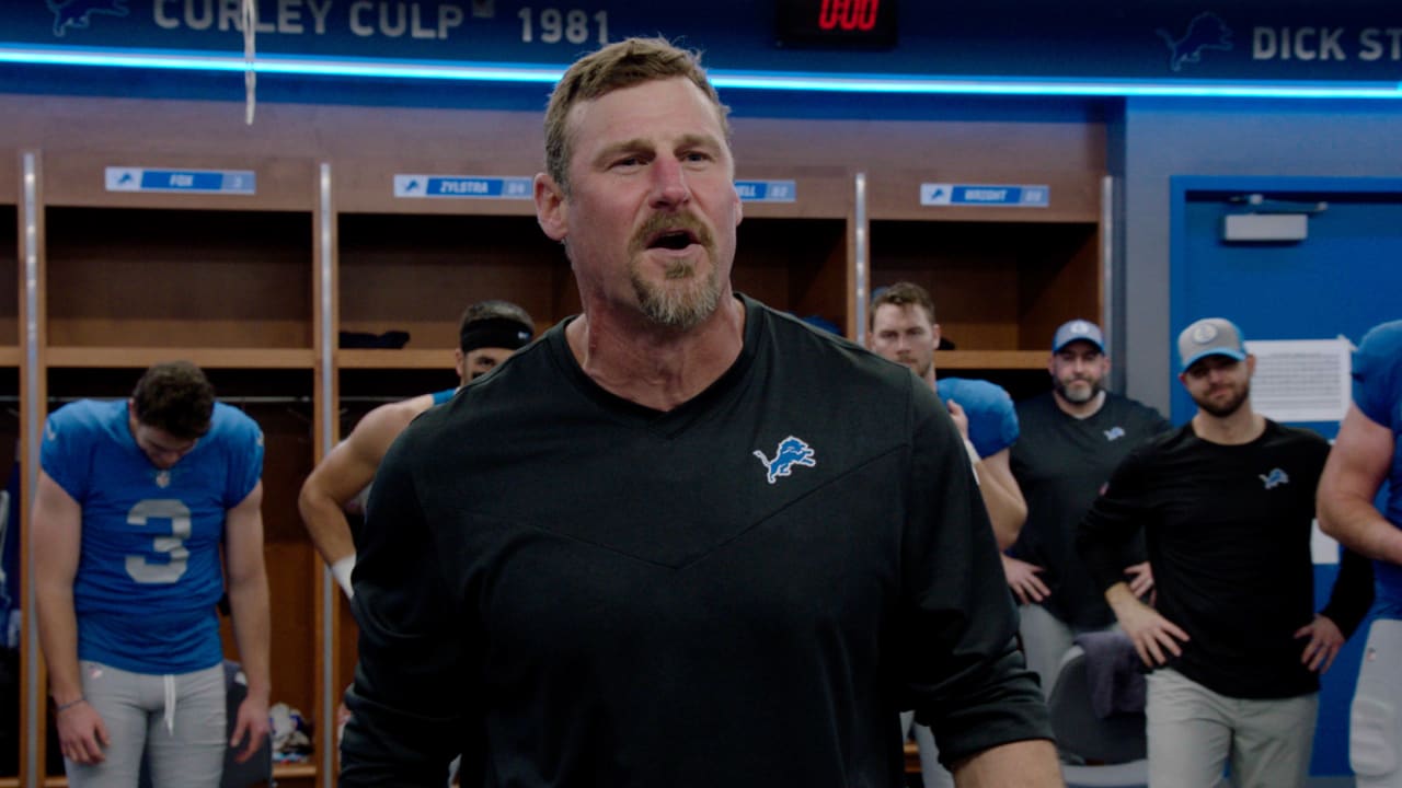 Lions vs. Vikings: Locker room celebration