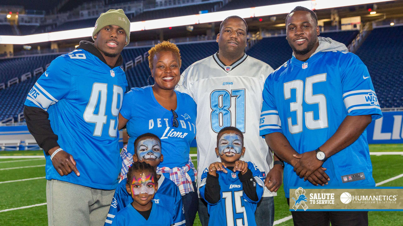 Detroit Lions host Military Family Night