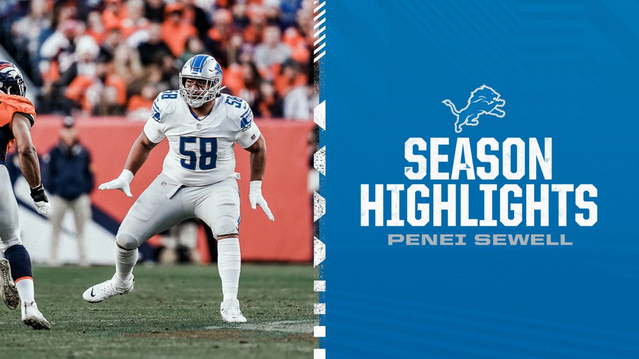 Watch: Detroit Lions new OT Penei Sewell's dominant highlights