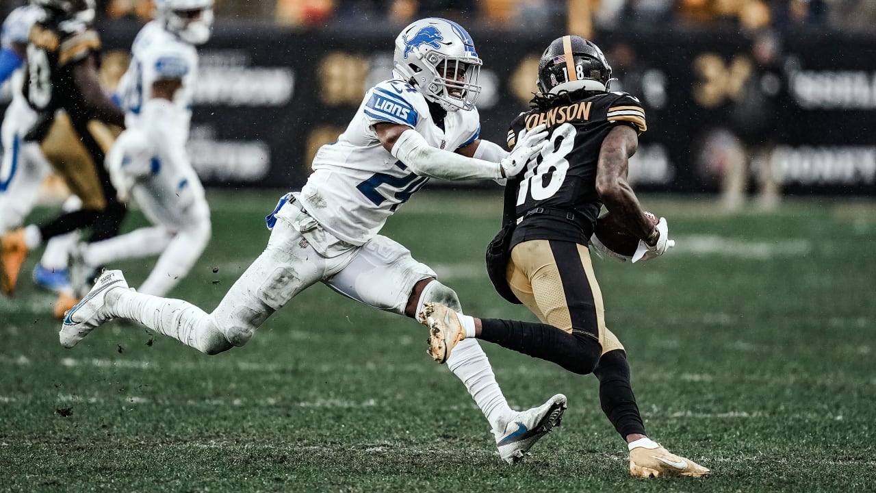 Amani Oruwariye embracing his leadership role in the Lions secondary