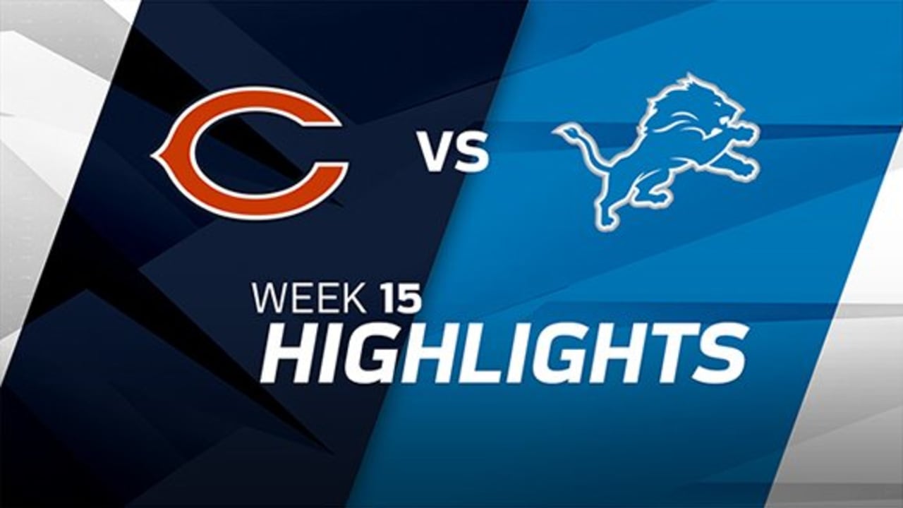 Detroit Lions vs. Chicago Bears highlights