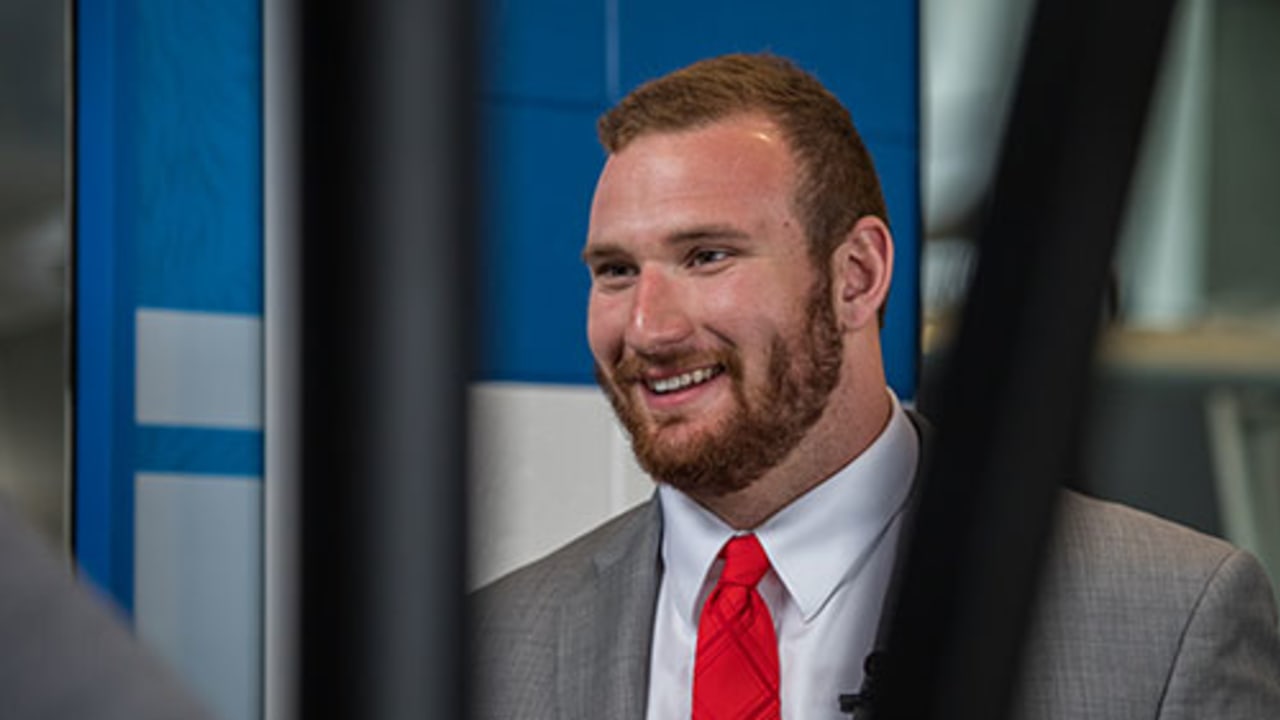 Ragnow embraced his role in the trenches early on
