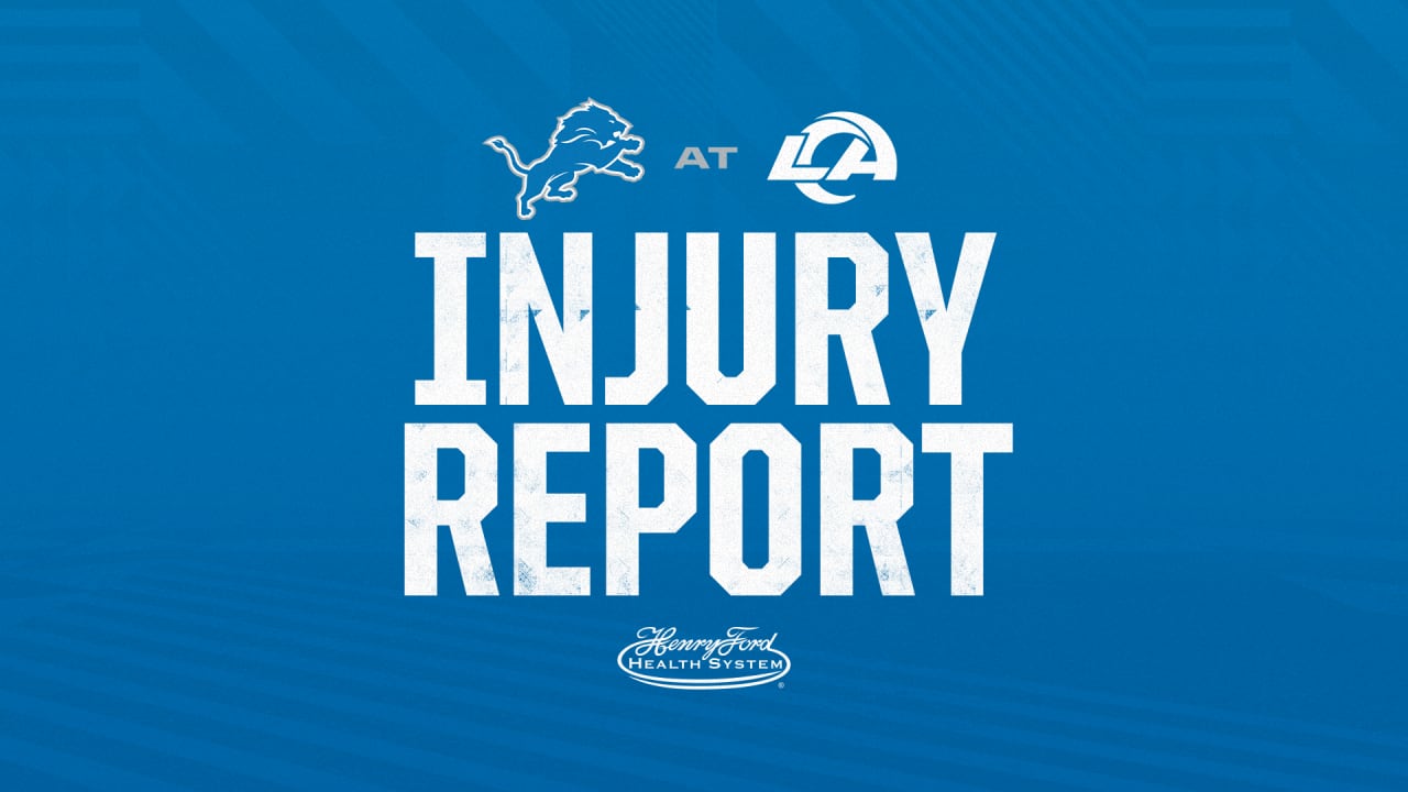 Hockenson, Swift, Flowers, Cabinda questionable vs. Rams