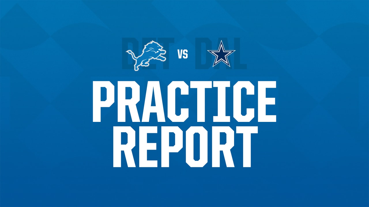 Who's in, Who's out: Cowboys vs Lions Week 7 injury report