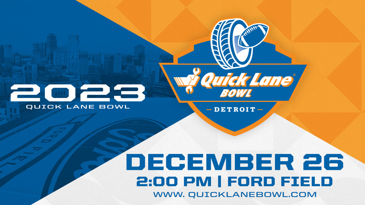 2023 Quick Lane Bowl scheduled for December 26, 2 PM ET