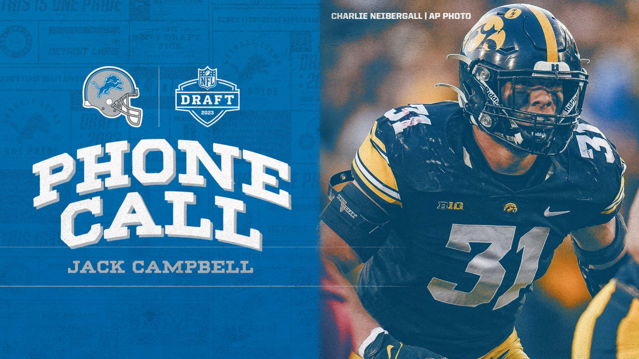 Lions draft picks 2023: Detroit selects LB Jack Campbell 18th