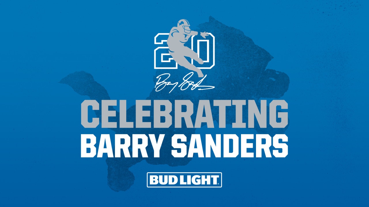 Barry Sanders Statue Celebration