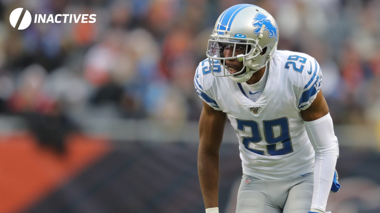 Detroit Lions NFL inactive list against Chicago Bears Justin Jackson -  Sports Illustrated Detroit Lions News, Analysis and More